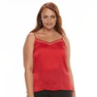 Plus Size Apt. 9&reg; Mesh Camisole, Women's, Size: 1xl, Med Red