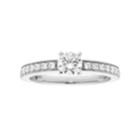 14k Gold 3/4 Carat T.w. Igl Certified Diamond Engagement Ring, Women's, Size: 7.50, White