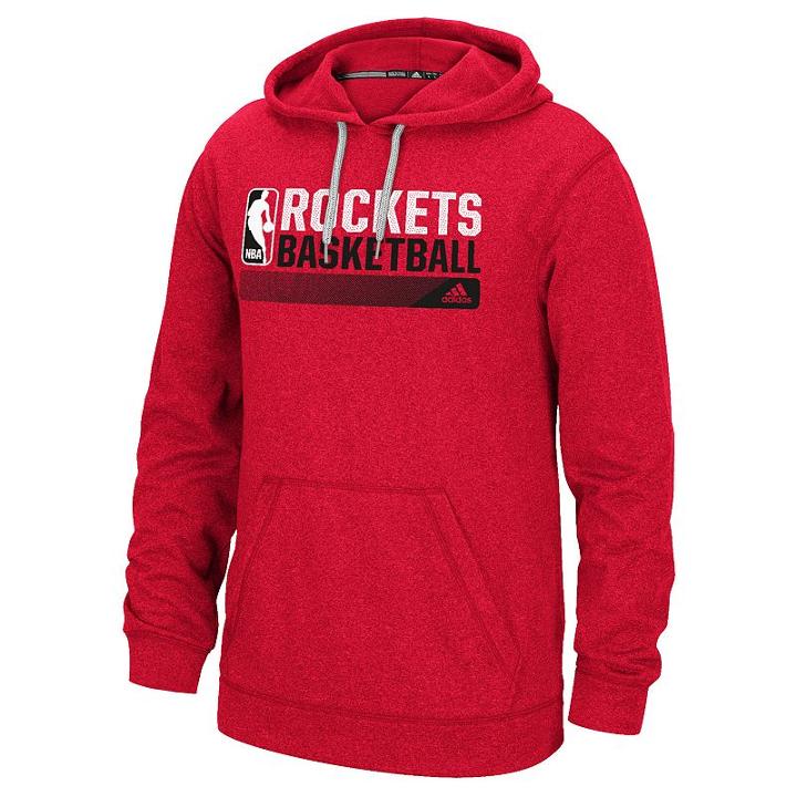 Men's Adidas Houston Rockets Icon Status Climawarm Hoodie, Size: Xl, Red