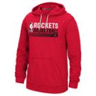 Men's Adidas Houston Rockets Icon Status Climawarm Hoodie, Size: Xl, Red