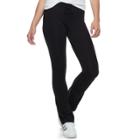 Juniors' So&reg; Skinny Bootcut Yoga Pants, Teens, Size: Xl Short, Black
