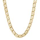 Lynx Yellow Ion-plated Stainless Steel Mariner Chain Necklace - 24-in, Men's, Size: 24