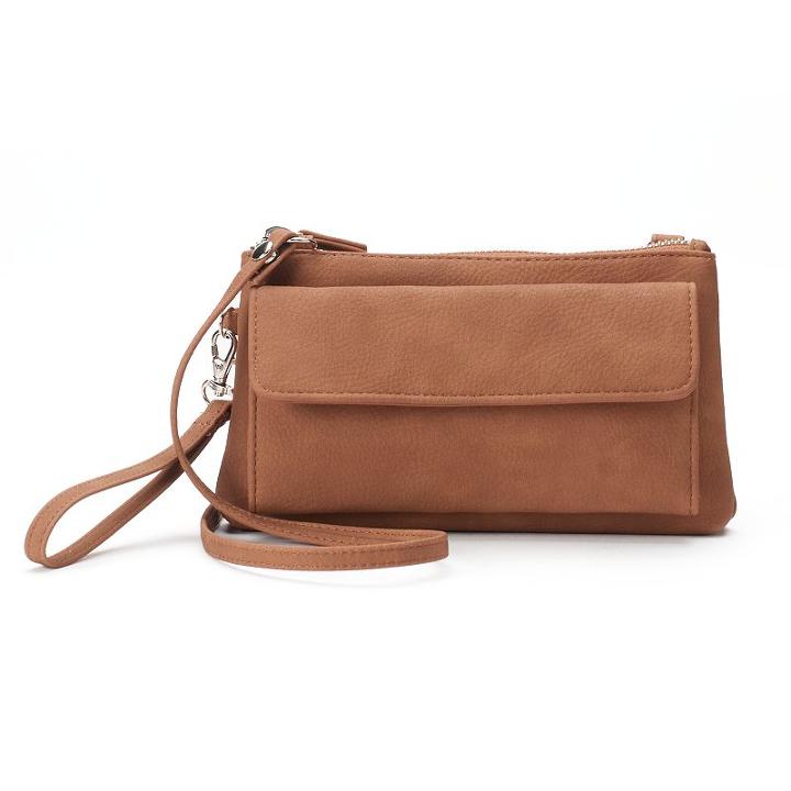 Croft & Barrow&reg; Chelsea Rfid-blocking Mini Crossbody Bag, Women's, Brown