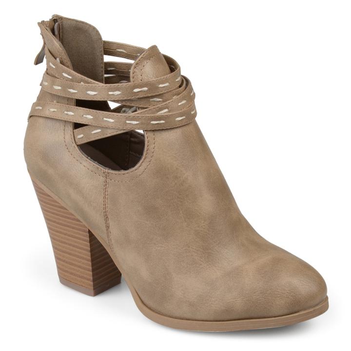 Journee Collection Rhapsy Women's Ankle Boots, Size: Medium (10), Med Beige