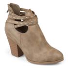 Journee Collection Rhapsy Women's Ankle Boots, Size: Medium (10), Med Beige