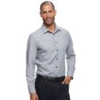 Men's Apt. 9&reg; Slim-fit Stretch Button-down Shirt, Size: Large, Med Grey