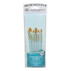 Royal & Langnickel 6-piece Short Handle Taklon Shader Brush Set ()