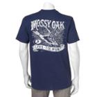 Men's Mossy Oak Camo Logo Tee, Size: Small, Blue (navy)