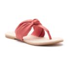 Lc Lauren Conrad Women's Floppy Knot Thong Sandals, Size: Medium, Med Pink