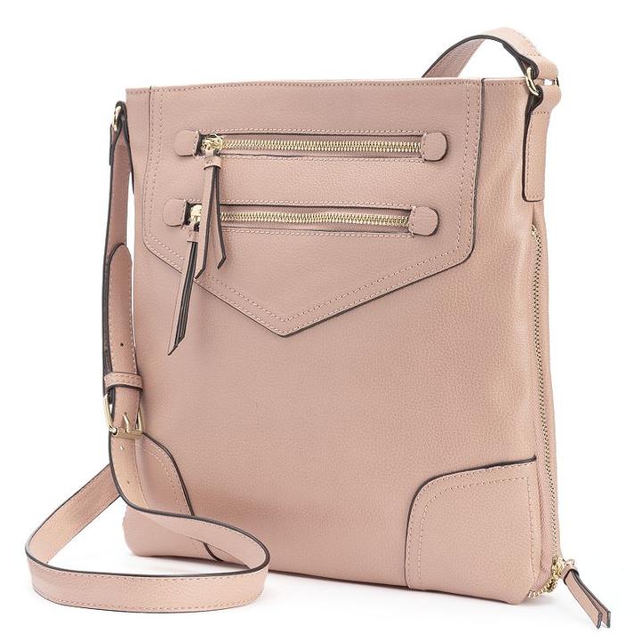 Apt. 9&reg; Ava Crossbody Bag, Women's, Light Pink