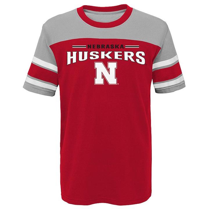 Boys 4-7 Nebraska Cornhuskers Loyalty Tee, Size: L 7, Dark Red