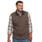 Big & Tall Croft & Barrow&reg; Outdoor Quilted Vest, Men's, Size: 4xb, Dark Brown