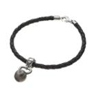 Insignia Collection Sterling Silver Kettlebell Charm Bracelet, Women's, Size: 7.5, Grey