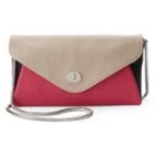 Candie's® Kaylee Colorblock Envelope Clutch, Women's, Grey