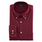 Men's Croft & Barrow&reg; Easy-care True Comfort Regular-fit Dress Shirt, Size: 17.5-32/33, Red