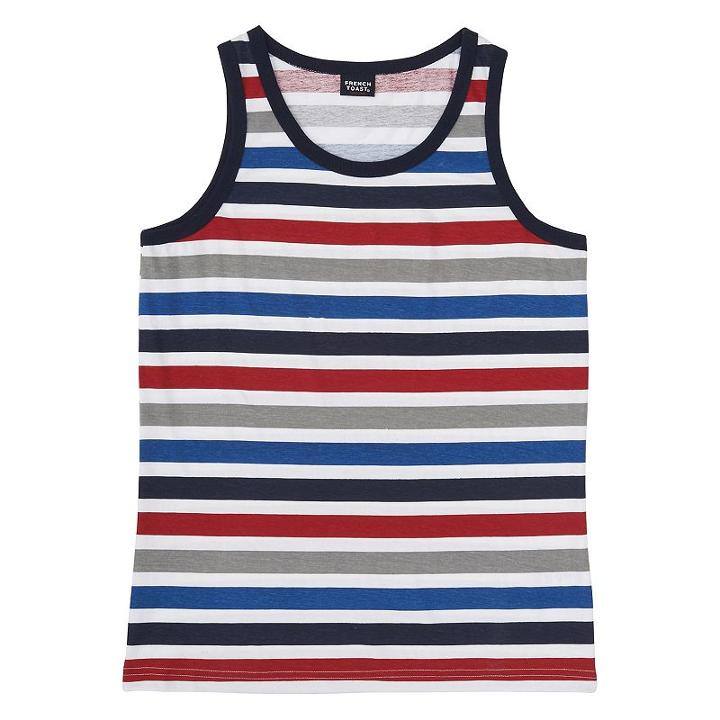 Boys 8-20 French Toast Striped Tank, Boy's, Size: Xl, Red