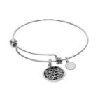 Love This Life You Are My Happy Place Disc Charm Bangle Bracelet, Women's, Grey