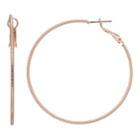 Lc Lauren Conrad Nickel Free Gold Tone Hoop Earrings, Women's, Light Pink