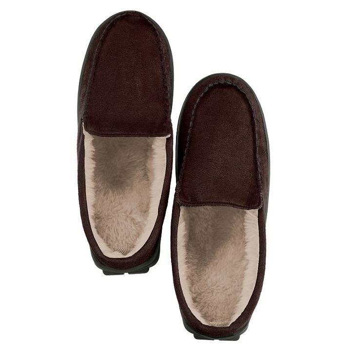 Conair Massaging Slippers, Men's, Brown