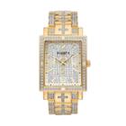 Elgin Men's Crystal Cross Watch, Multicolor