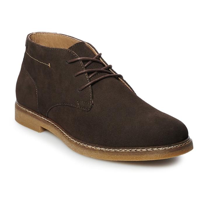 Sonoma Goods For Life&trade; Byron Men's Suede Chukka Boots, Size: Medium (11), Brown