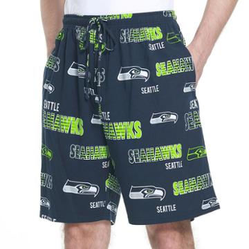 Men's College Concepts Seattle Seahawks Sweep Shorts, Size: Xl, Blue (navy)