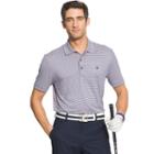 Men's Izod Classic-fit Striped Performance Golf Polo, Size: Xl, Dark Blue