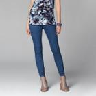 Simply Vera Vera Wang Rivet Denim Leggings, Women's, Size: Small, Med Blue