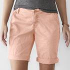 Women's Sonoma Goods For Life&trade; Chino Bermuda Shorts, Size: 8, Brt Pink