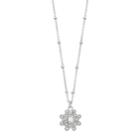 Lc Lauren Conrad Bead Flower Pendant Necklace, Women's, Silver