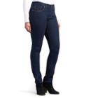 Petite Lee Faith Modern Fit Skinny Dream Jeans, Women's, Size: 16 Petite, Dark Blue