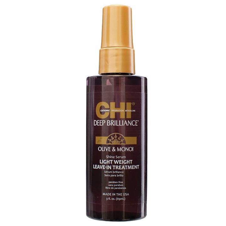 Chi Deep Brilliance Shine Serum Lightweight Leave-in Treatment, Purple