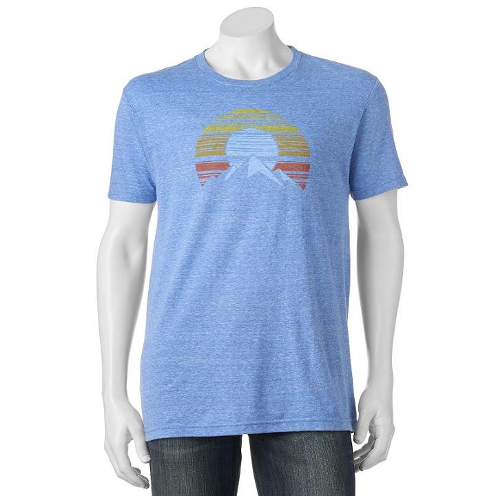 Sonoma Goods For Life, Men's &trade; Sunrise Tee, Size: Medium, Med Blue