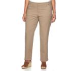 Plus Size Lee Essential Straight-leg Chino Pants, Women's, Size: 20 - Regular, Dark Beige