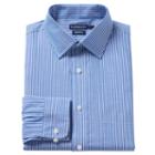 Men's Croft & Barrow&reg; Slim-fit Easy Care Spread-collar Dress Shirt, Size: 17-32/33, Blue