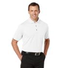 Men's Grand Slam Airflow Pocket Performance Golf Polo, Size: Large, White