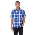 Big & Tall Dickies Classic-fit Plaid Button-down Shirt, Men's, Size: 3xl Tall, Blue