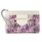 Jennifer Lopez Alexa Snakeskin Wristlet, Women's, Drk Purple