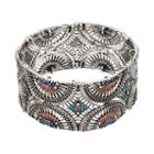 Mudd&reg; Openwork Semicircle Stretch Bracelet, Women's, Multicolor