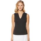 Women's Grand Slam Performance Sleeveless Knit Golf Tank, Size: Small, Oxford