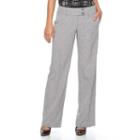 Women's Apt. 9&reg; Modern Fit Wide-leg Dress Pants, Size: 14 T/l, Grey