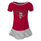 Girls 4-6x Wisconsin Badgers Fancie Dress, Girl's, Size: M(5/6), Red