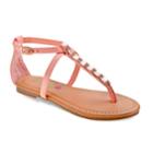 Petalia Jeweled Girls' Sandals, Size: 12, Pink