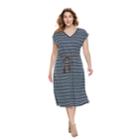 Plus Size Sonoma Goods For Life&trade; Stripe Midi Dress, Women's, Size: 2xl, Dark Blue