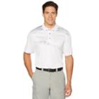 Men's Grand Slam Tropical Print Polo, Size: Xxl, White