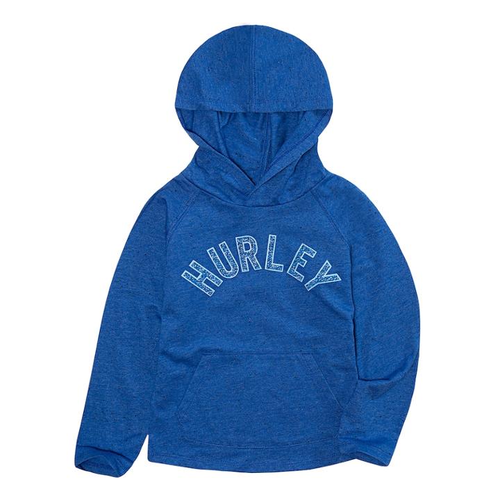 Toddler Boy Hurley Heathered Pull-over Hoodie, Size: 3t, Light Blue