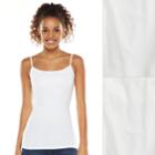 Juniors' So&reg; 2-pack Perfect Cami, Teens, Size: Xl, White