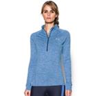 Women's Under Armour Tech 1/2 Zip Top, Size: Xs, Brt Blue