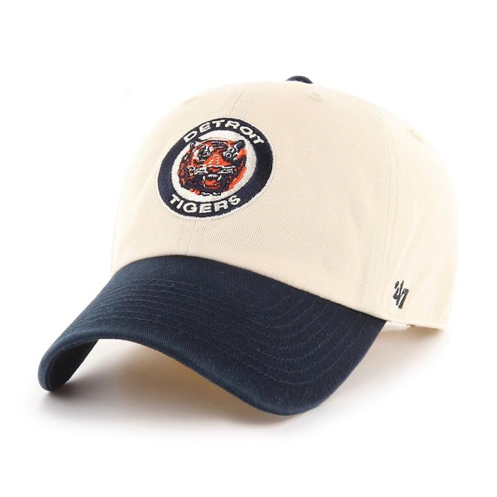 Adult '47 Brand Detroit Tigers Clean Up Natural Hat, Men's, Multicolor