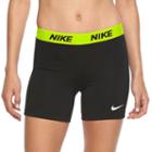 Women's Nike Cool Victory Base Layer Workout Shorts, Size: Xl, Grey (charcoal)